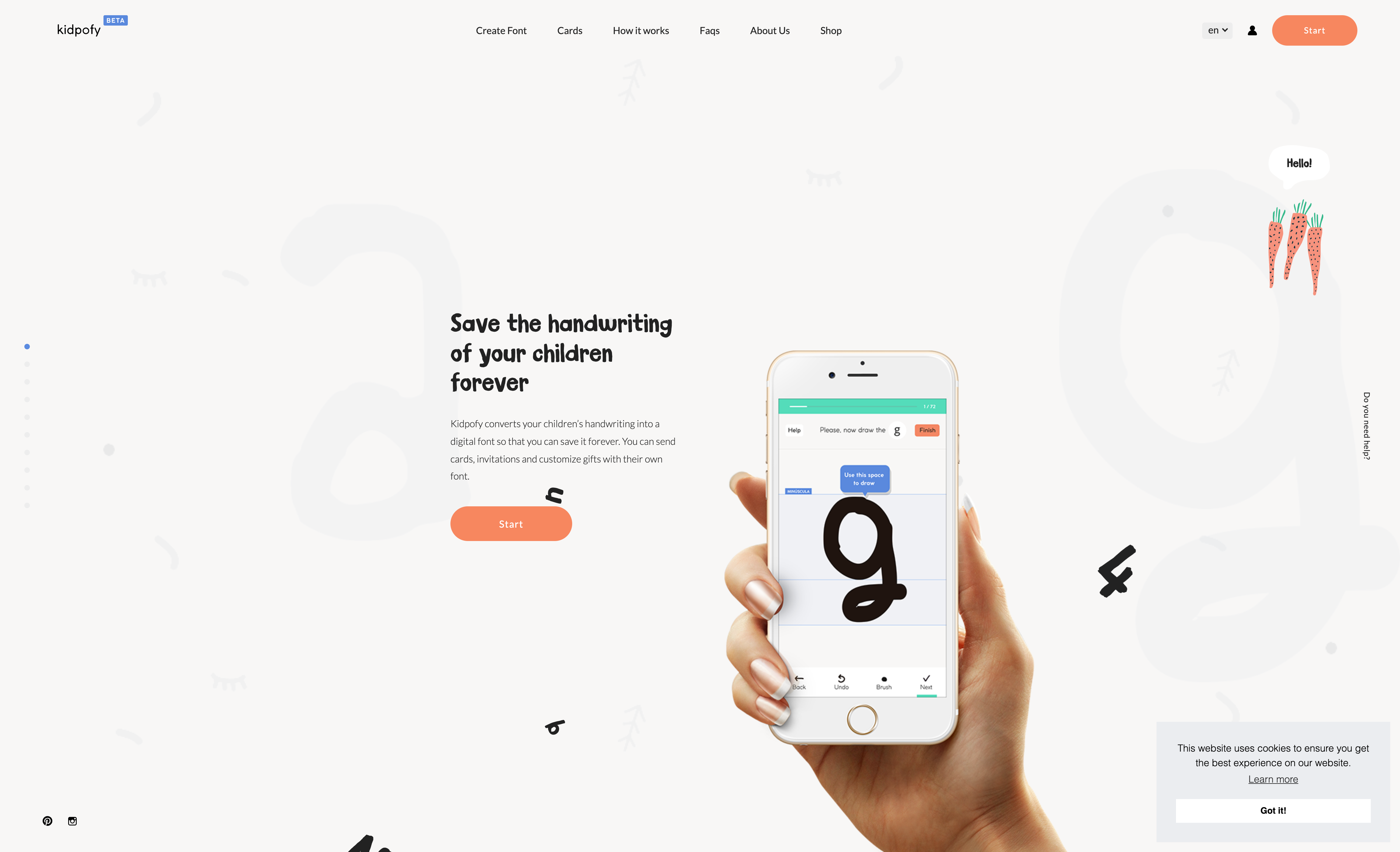 Kidpofy Website Screenshot